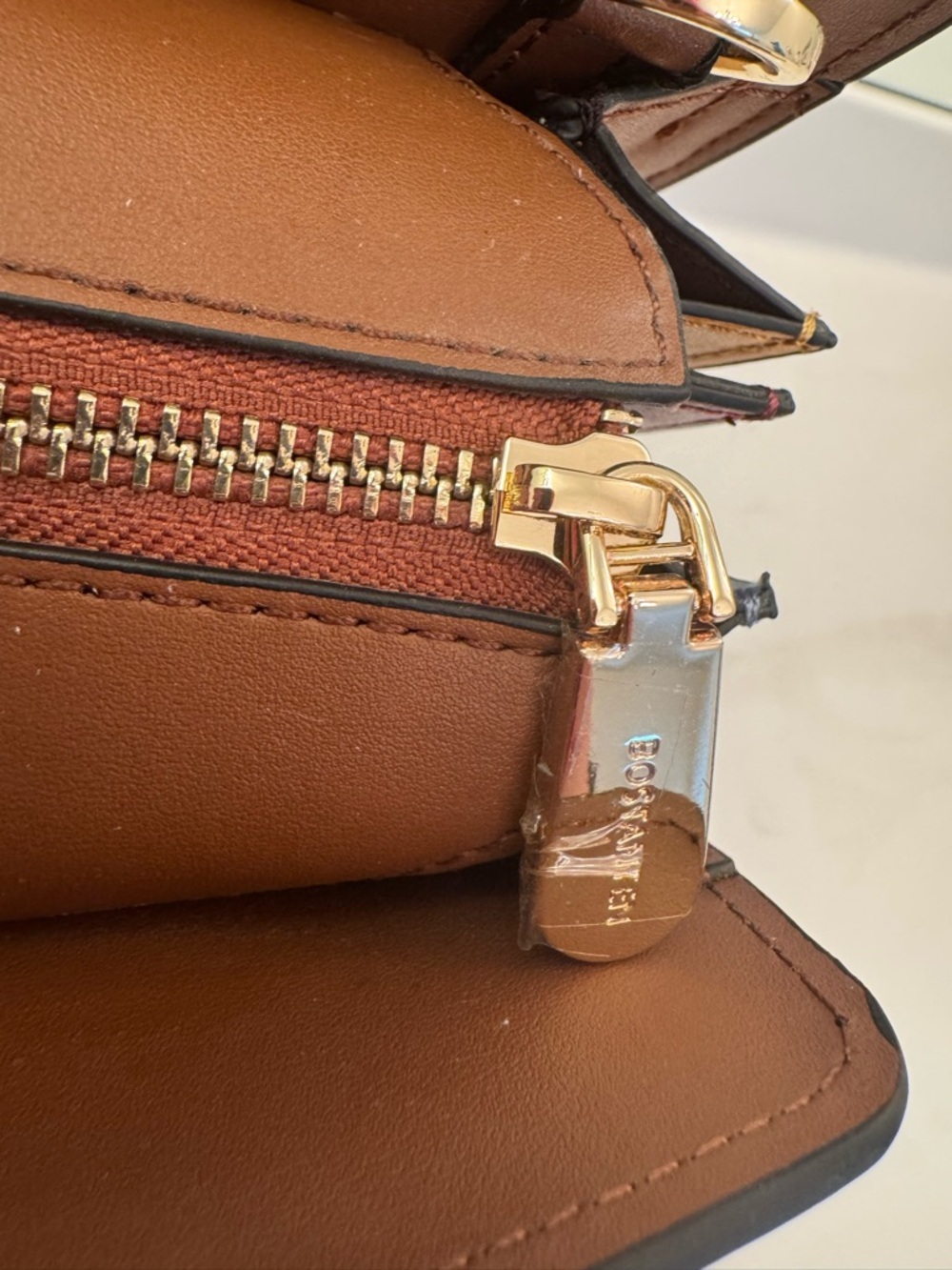 BOSTANTEN Stroud Vintage Leather Briefcase Tote Bag - Picture 8 of 13